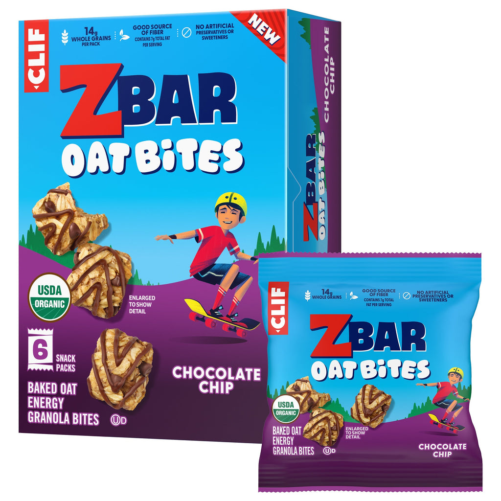 Zbar Oat Bites Chocolate Chip Baked Oat Energy Granola Bites
